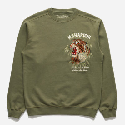 5101 Maha Tiger Embroidered Crew