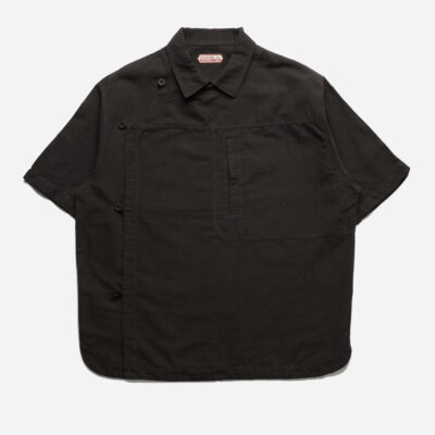 5120 Hemp Asym Monk Shirt