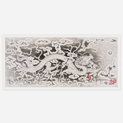 Qing Dragon Print